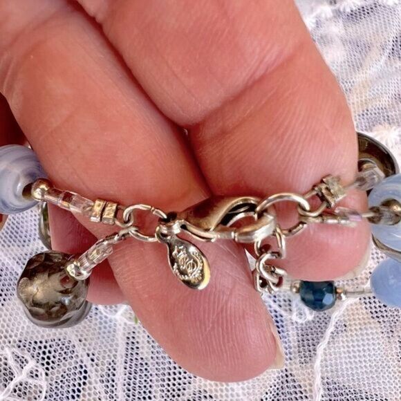 Vintage 90's Premier Designs Art Glass Bracelet - Picture 9 of 10